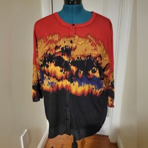 VGUC Joseph A Woman Cardigan 2X